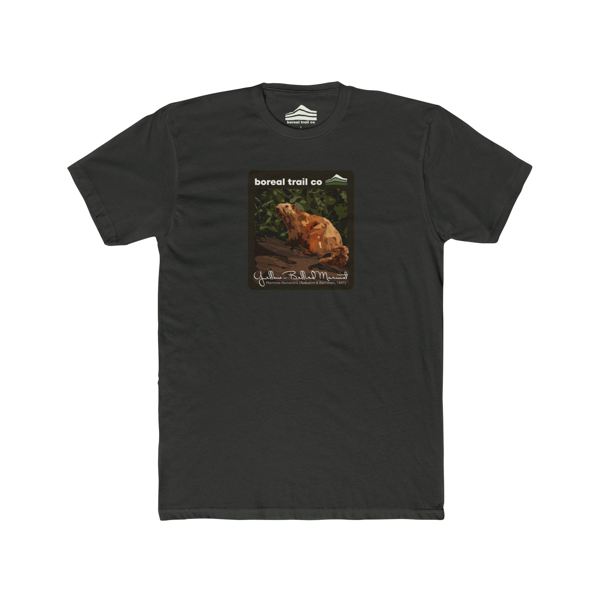 Boreal Trail Co Yellow-bellied Marmot Wildlife Graphic Tee