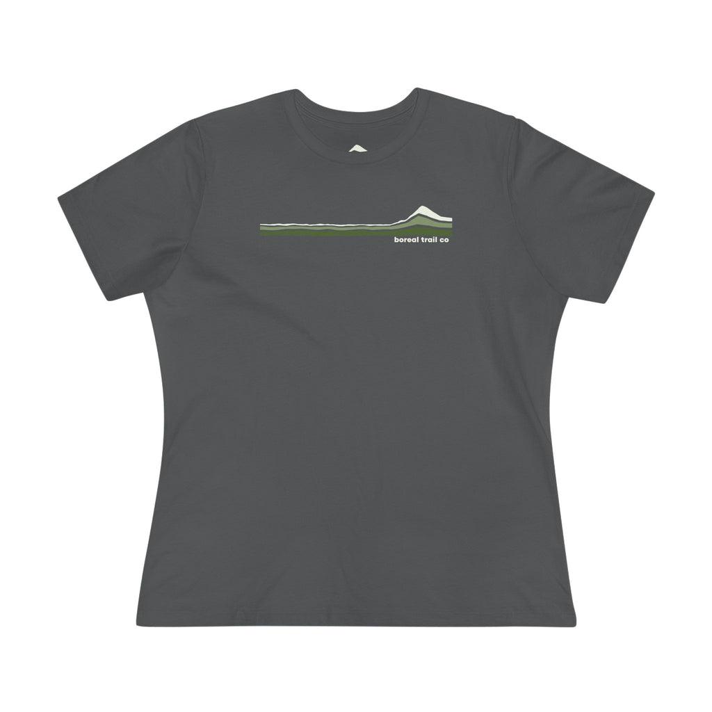 Boreal Trail Co Forest Logo Stripes Women’s Tee