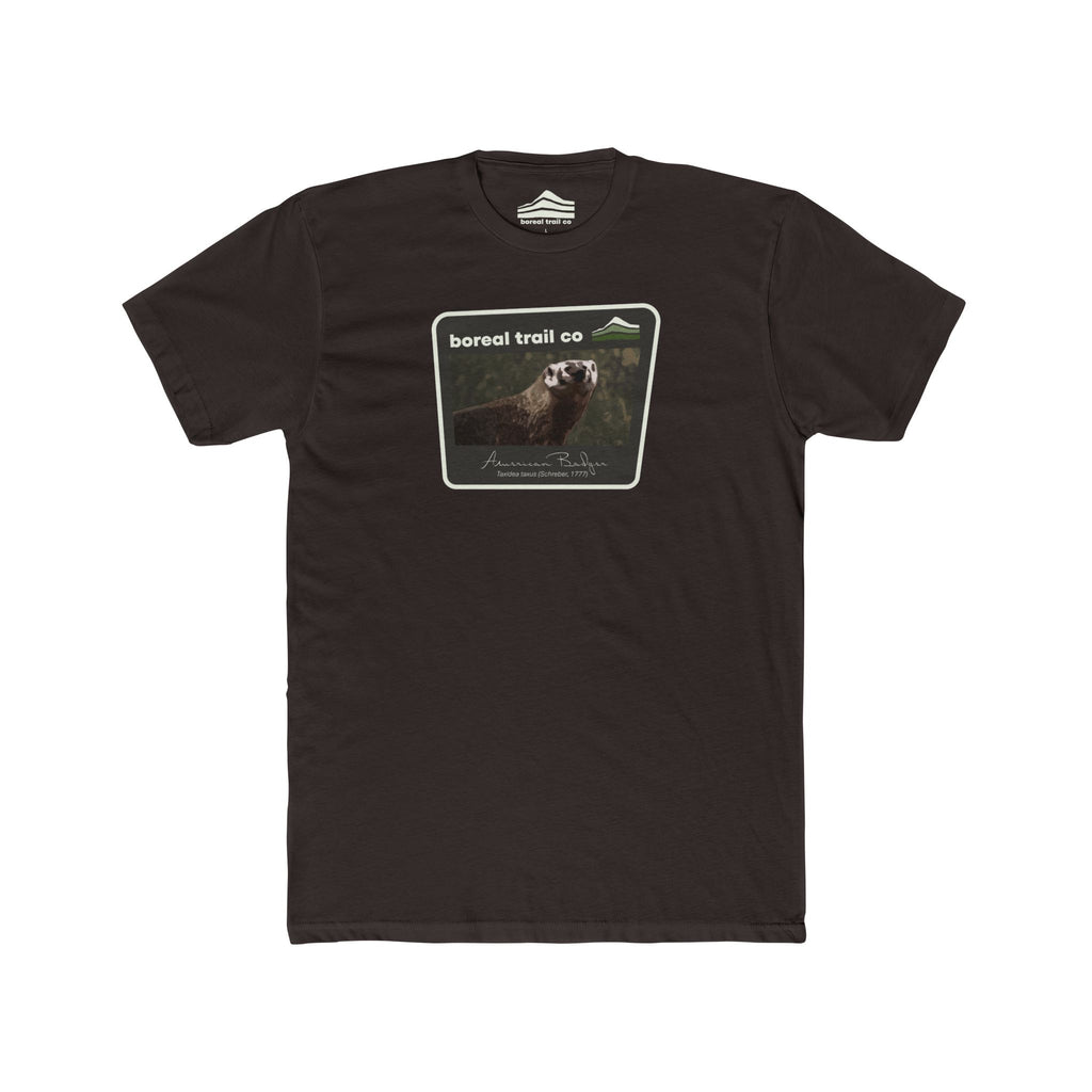 Boreal Trail Co American Badger Wildlife Graphic Tee