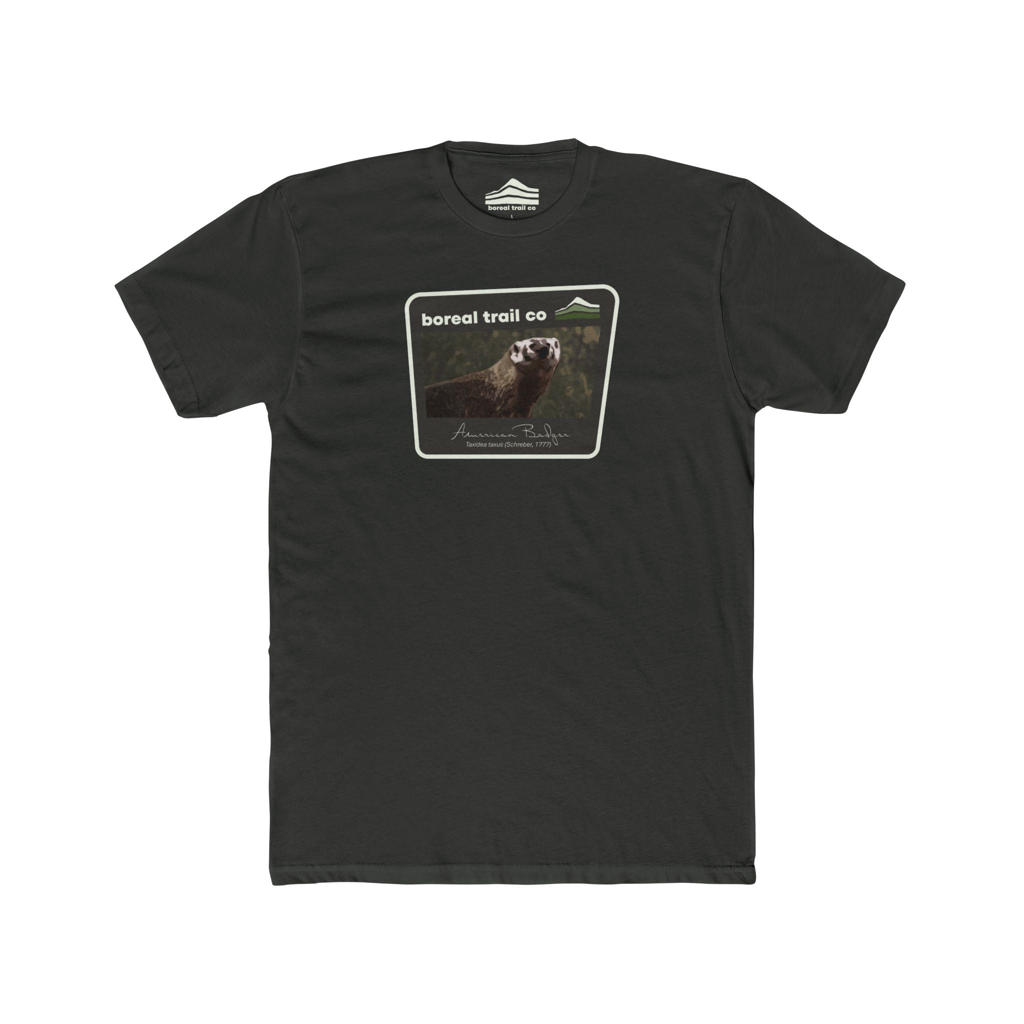 Boreal Trail Co American Badger Wildlife Graphic Tee