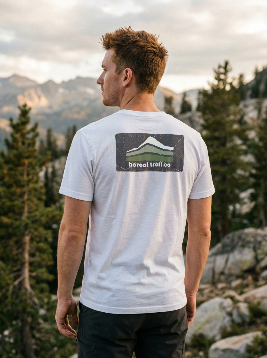 Boreal Trail Co Topo Logo Tee