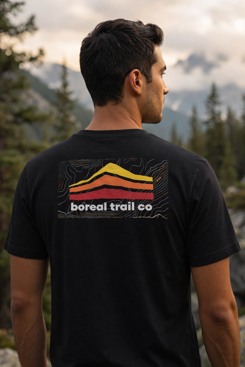 Boreal Trail Co Topo Classic Logo T-Shirt