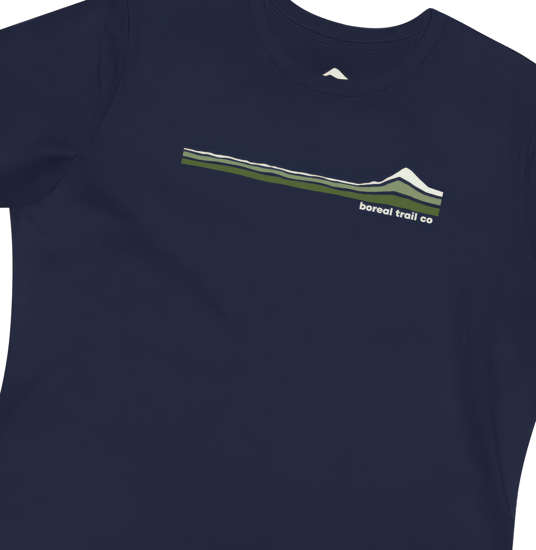 Boreal Trail Co Forest Logo Stripes Women’s Tee
