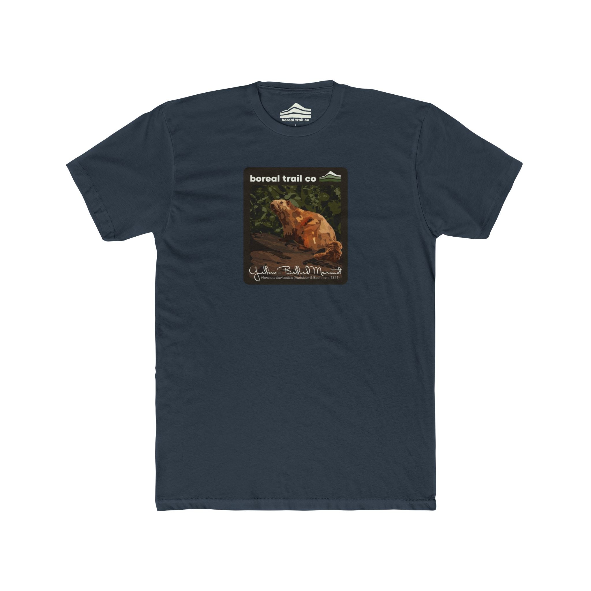 Boreal Trail Co Yellow-bellied Marmot Wildlife Graphic Tee