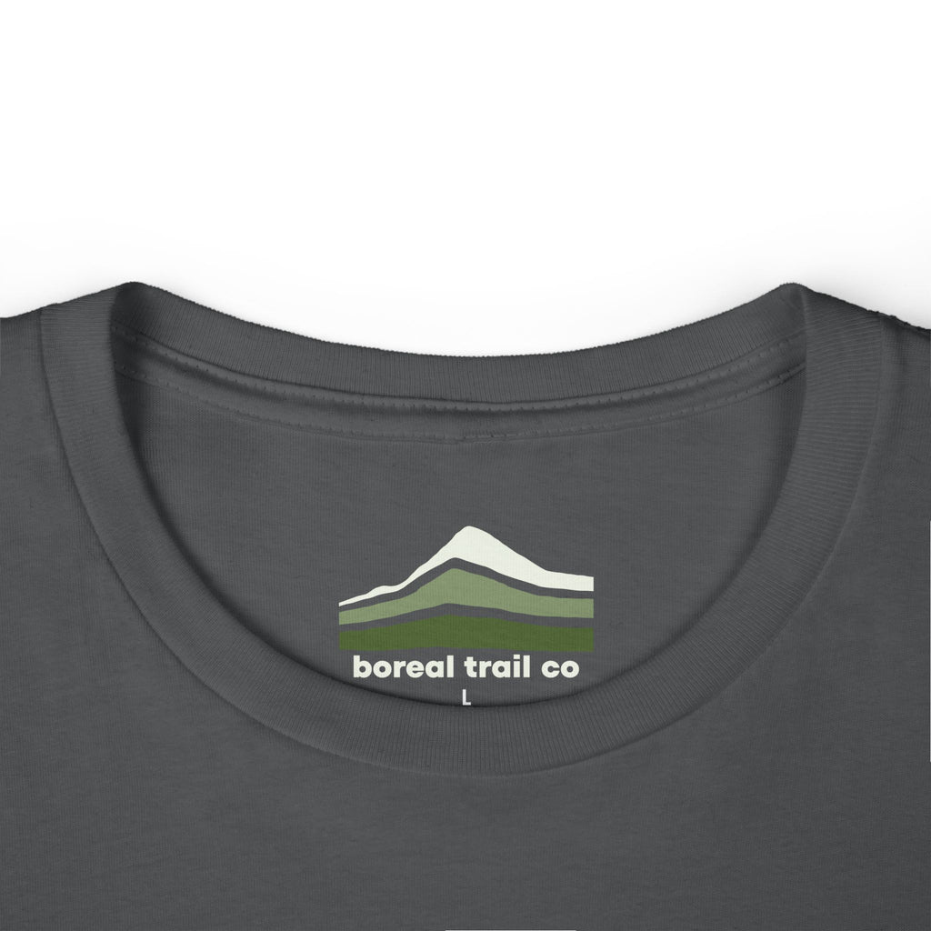 Boreal Trail Co Forest Logo Stripes Women’s Tee
