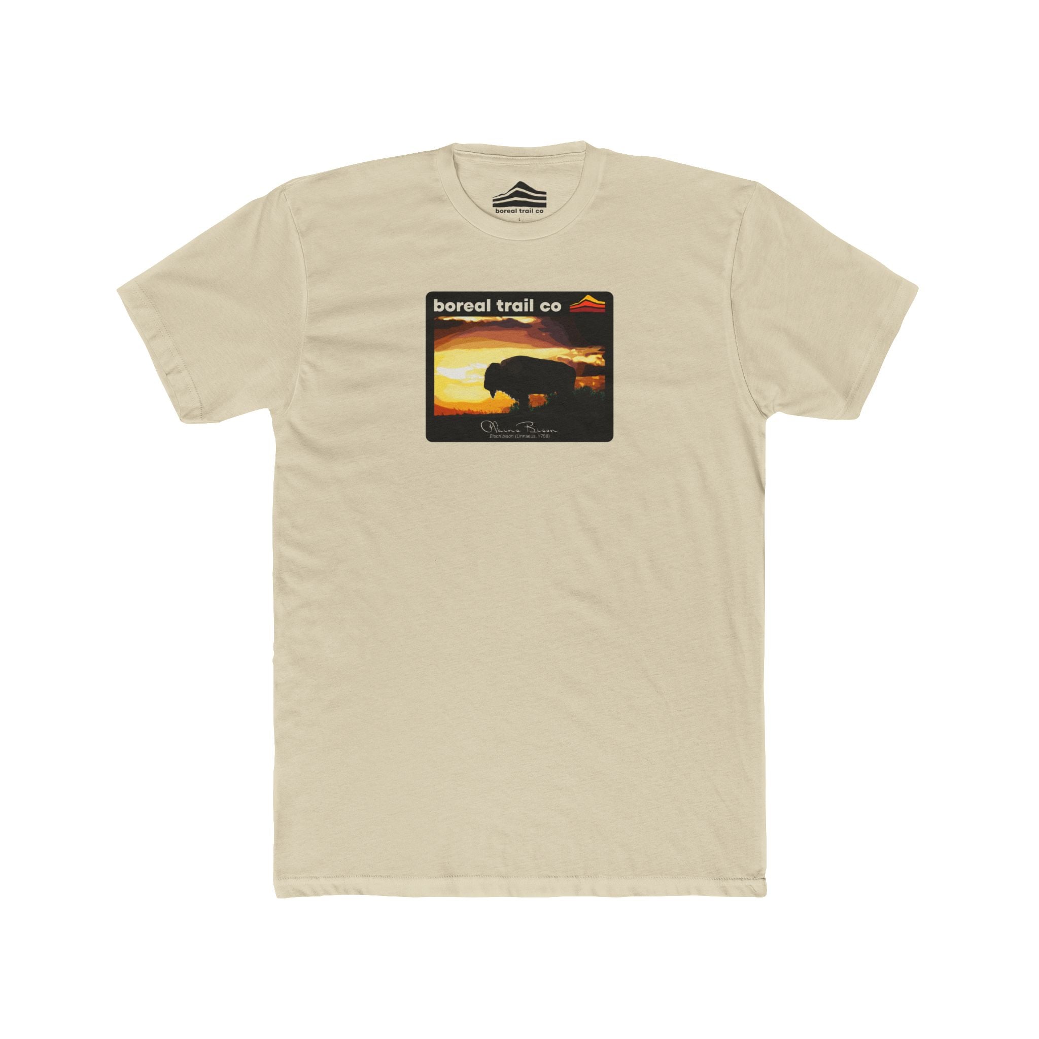 Boreal Trail Co Plains Bison Wildlife Graphic Tee