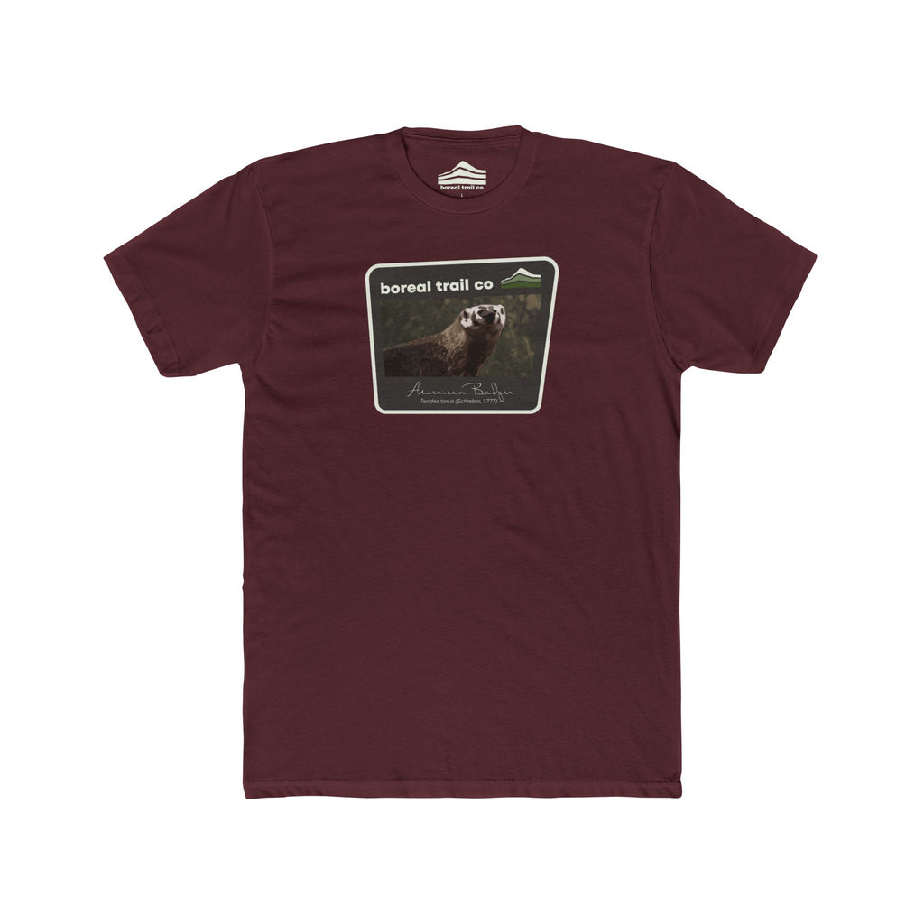 Boreal Trail Co American Badger Wildlife Graphic Tee