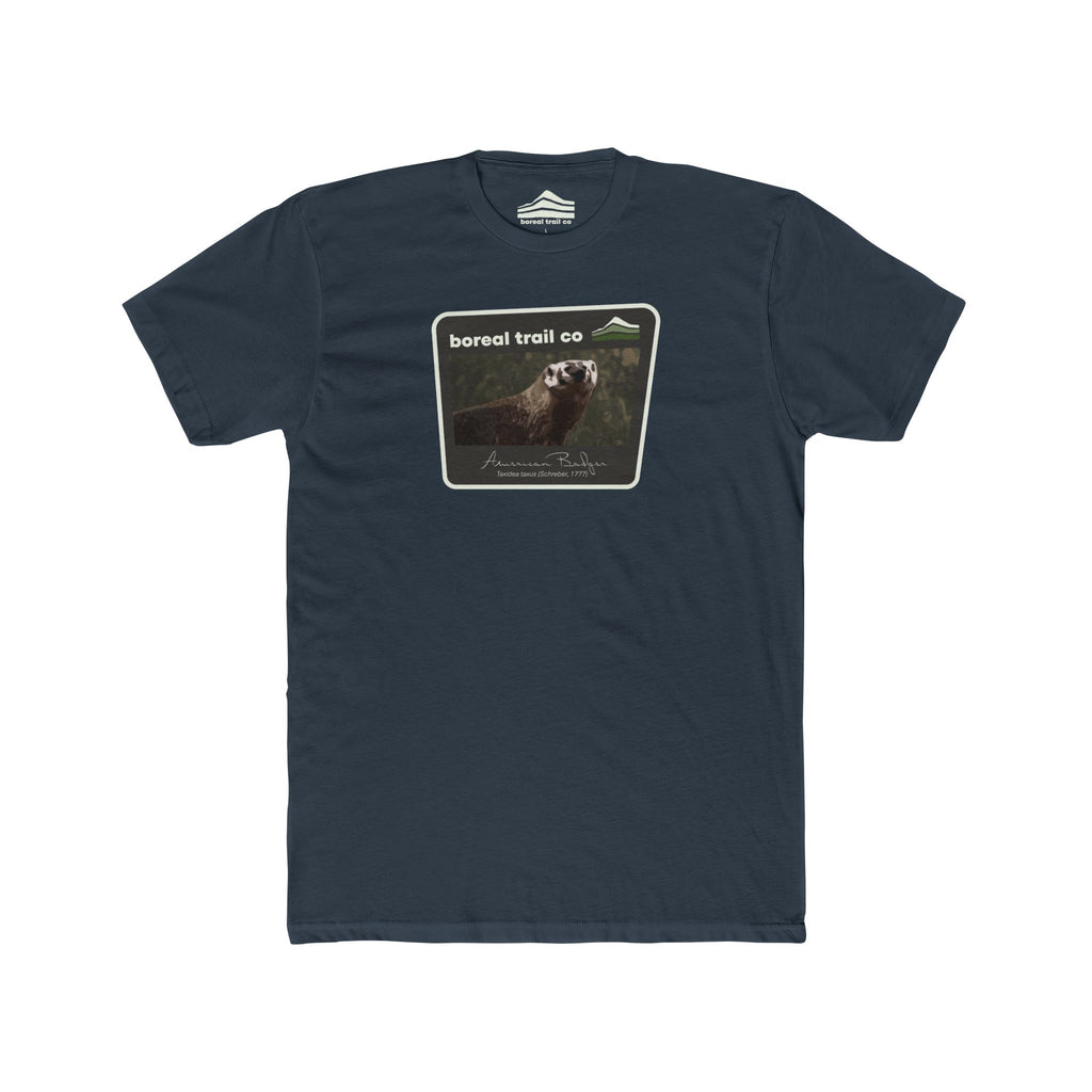 Boreal Trail Co American Badger Wildlife Graphic Tee