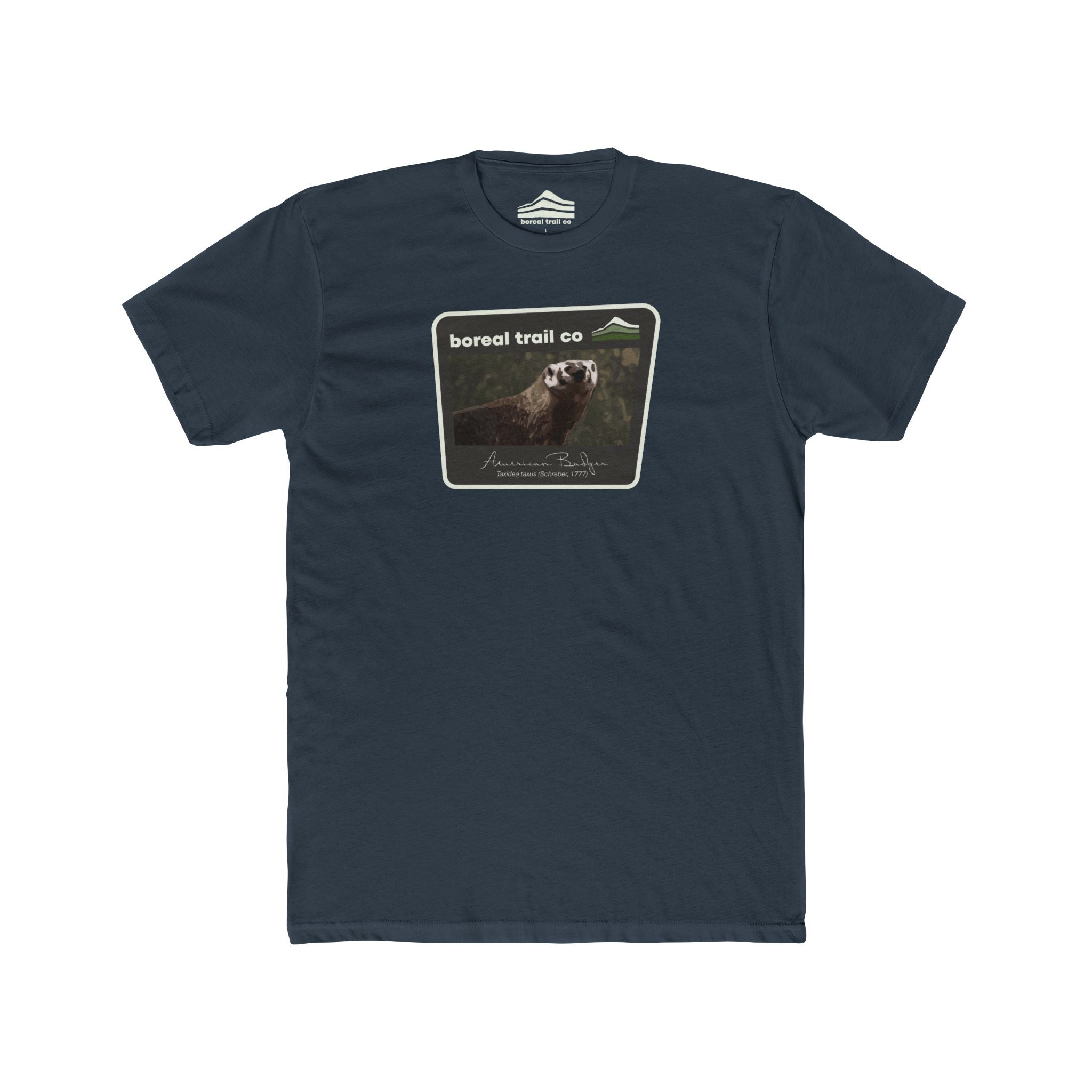 Boreal Trail Co American Badger Wildlife Graphic Tee