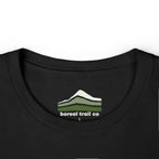 Boreal Trail Co Forest Logo Stripes Women’s Tee