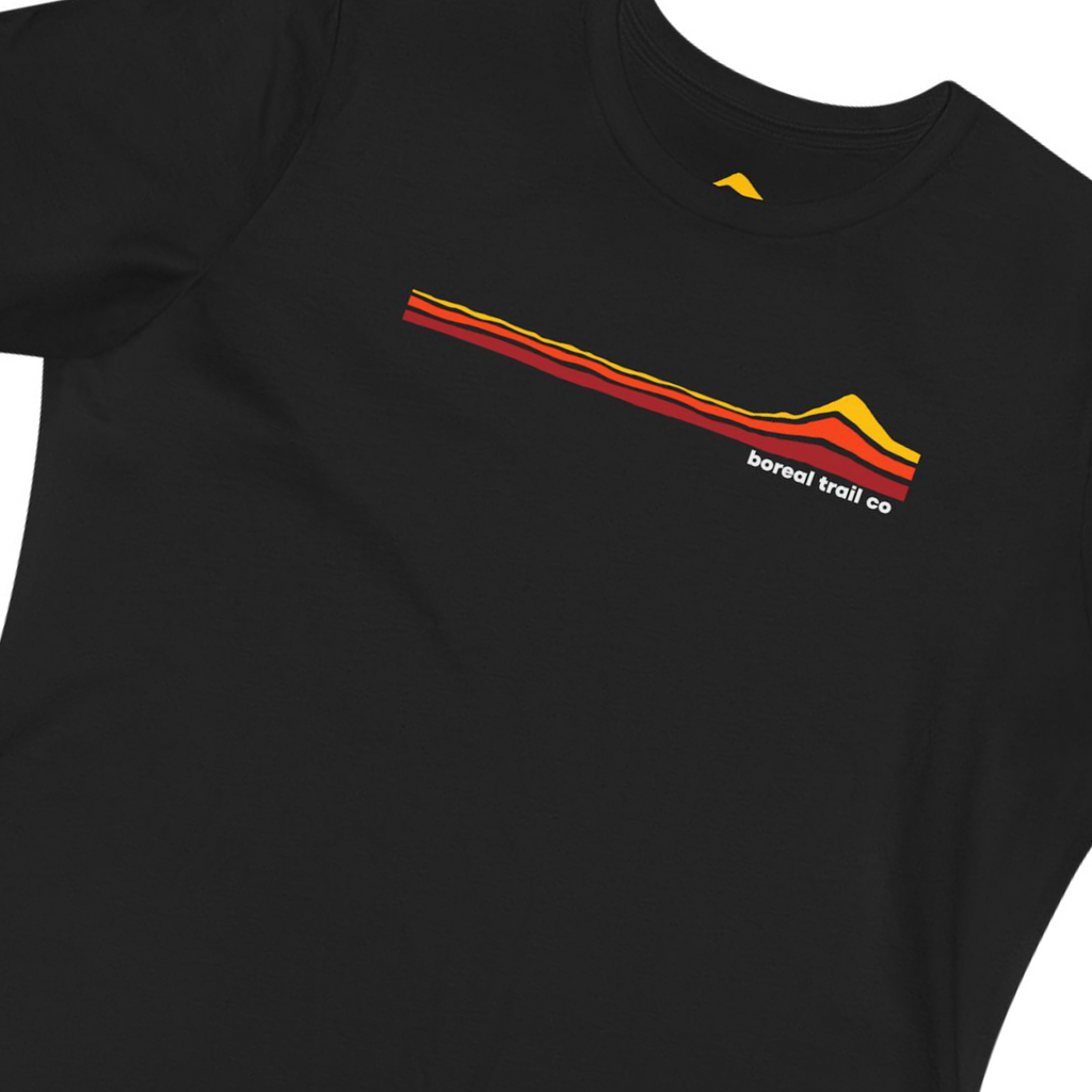 Boreal Trail Co Classic Logo Stripes Women’s Tee