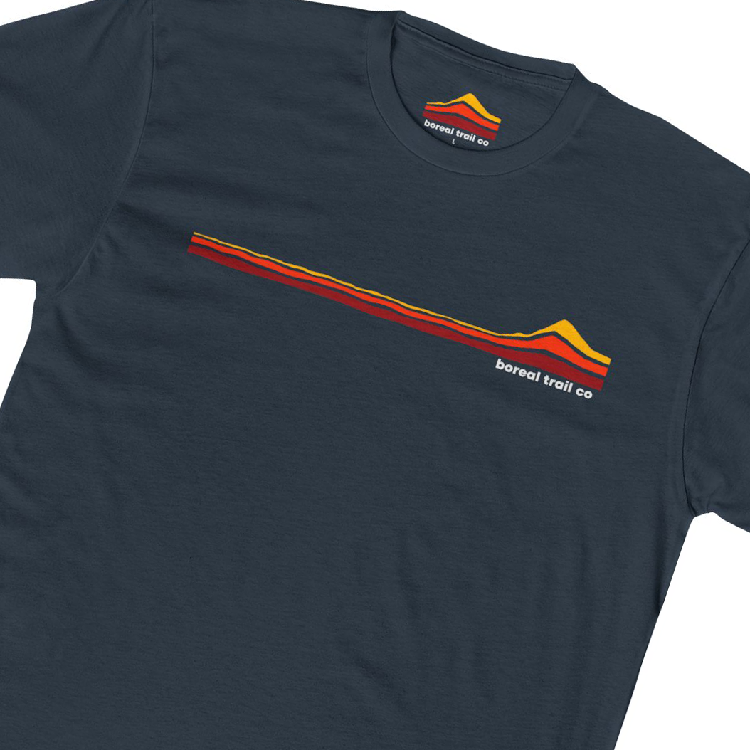 Boreal Trail Co Classic Logo Stripes Tee