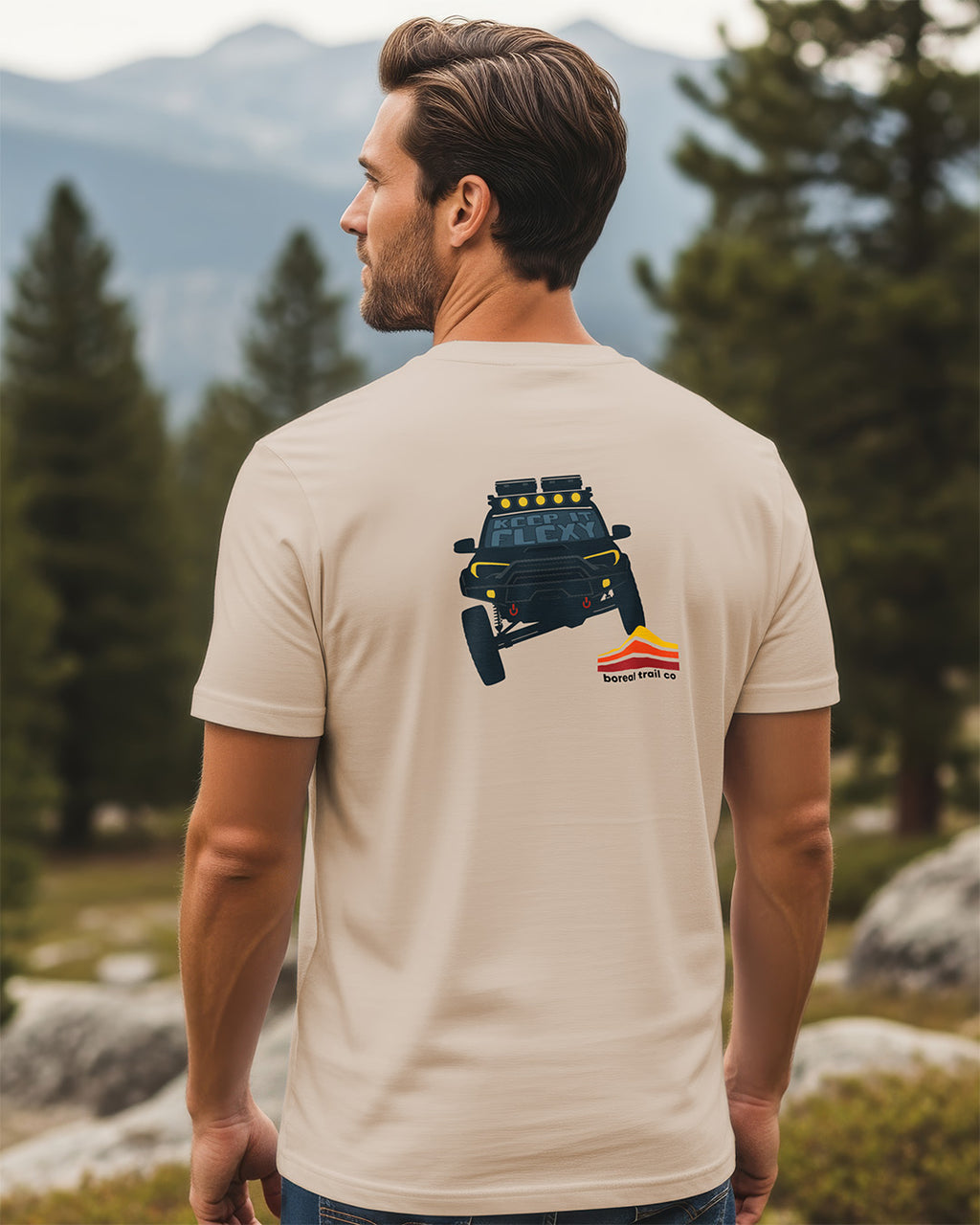 Boreal Trail Co Keep It Flexy Tee (Light Colors)