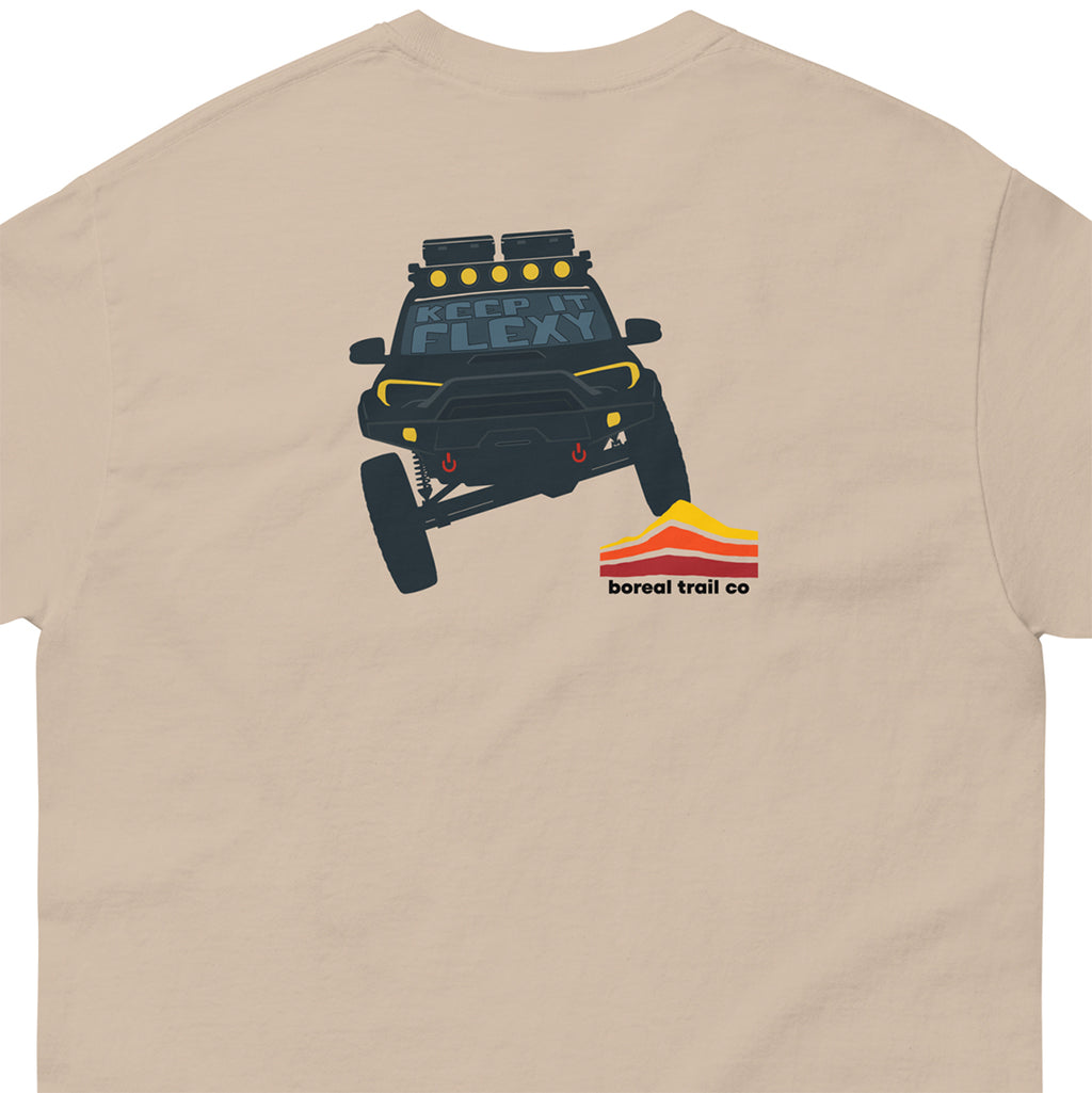 Boreal Trail Co Keep It Flexy Tee (Light Colors)
